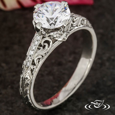 filigree engagement rings